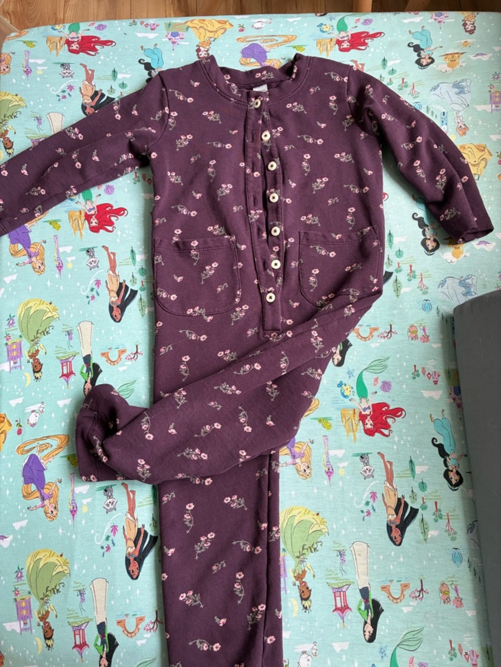 kate quinn purple floral toddler top